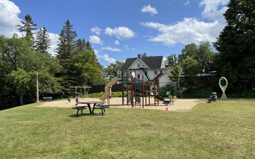 The Playground at Kiwanis Teddy Bear Park in Lake Placid