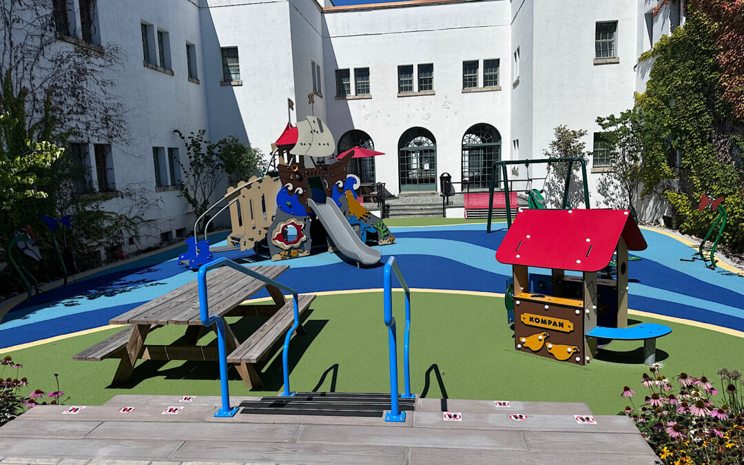 The playground at the Children’s Museum at Saratoga