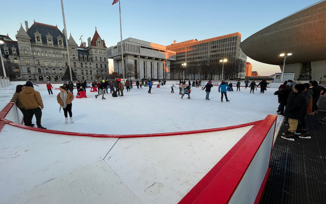 FREE Learn to Ice Skate Clinics at Empire State Plaza