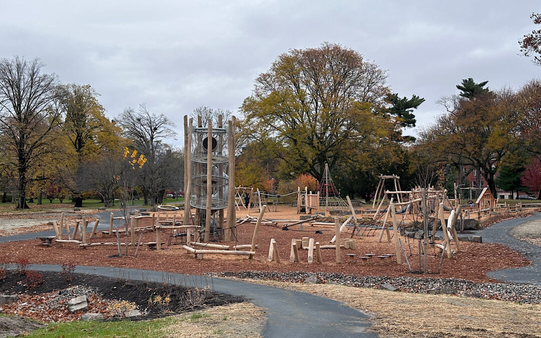 New Playground at Washington Park in Albany, NY