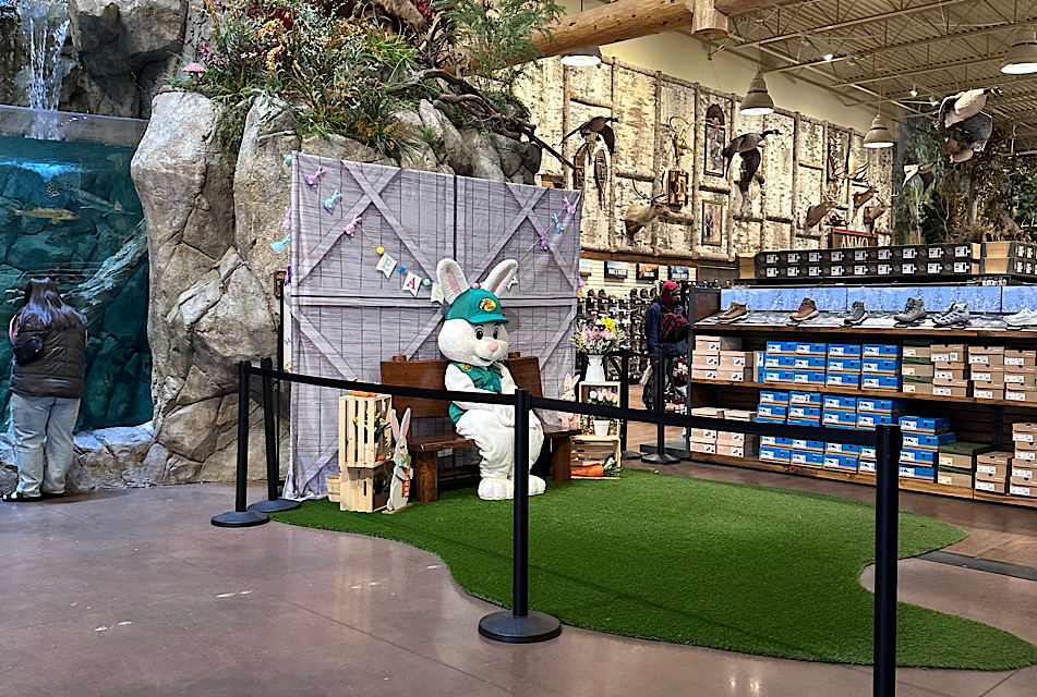 Visit the Easter Bunny at Bass Pro Shops!